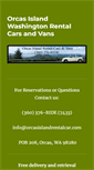 Mobile Screenshot of orcasislandshuttle.com