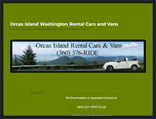 Tablet Screenshot of orcasislandshuttle.com